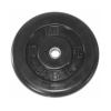 Диск обрезиненный BARBELL MB (металлическая втулка) 10 кг / диаметр 31 мм