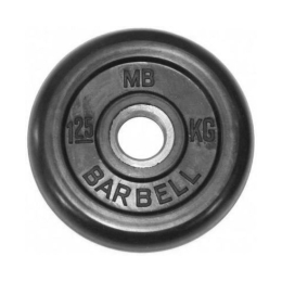 Диск обрезиненный BARBELL MB (металлическая втулка) 1.25 кг / диаметр 51 мм