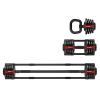 Гантель регулируемая 18кг + штанга + гиря, HYFIT, набор 3в1, D7040