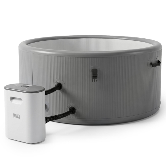 Надувной SPA-бассейн UNIX Line Thermal 180 см серый
