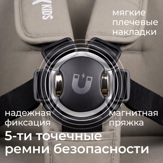 Коляска прогулочная UNIX Kids Verona / Верона бежевый