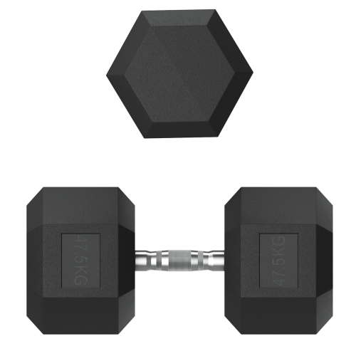 Гантель гексагональная UNIX Fit обрезиненная 47,5 кг / шт.
