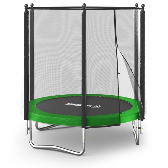 Батут UNIX Line Simple 6 ft (183 см) с внешней защитной сеткой, зеленый