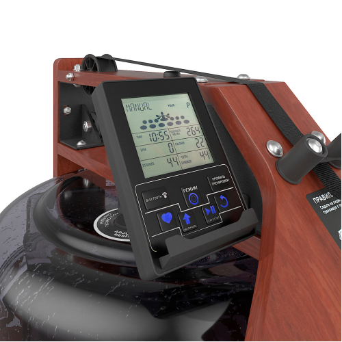 Гребной тренажер UNIX Fit Wood Rower Dark