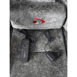 Вибромассажное кресло Calviano Nero dark grey plush