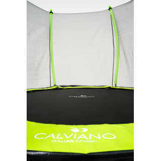 Батут пружинный с защитной сеткой Calviano 252 см - 8ft OUTSIDE master green