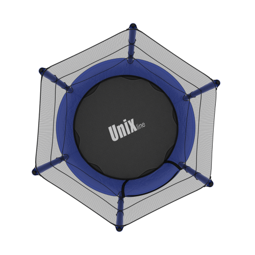 Батут UNIX Line Kids 4.6 ft Blue (140 cm)