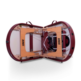 Массажный стол UNIX Comfort 3 Section Burgundy