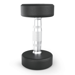 Гантель UNIX Fit PRO круглая обрезиненная 5 кг, 2 шт.