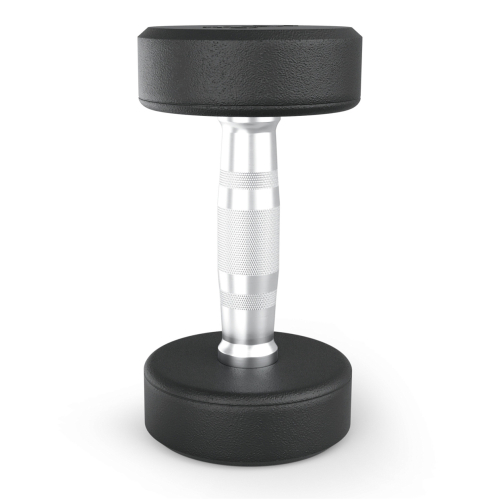 Гантель UNIX Fit PRO круглая обрезиненная 5 кг, 2 шт.