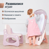 Развивающий детский мольберт UNIX Kids розовый