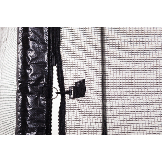 Батут Atlas Sport 312 см (10ft) BASIC (3 ноги) с внешней сеткой и лестницей GREEN