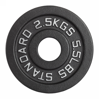 Диск 51 мм. чугунный окрашенный  2,5 кг (2 штуки)   VictoryFit VF-SC510250-2