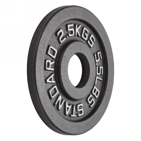Диск 51 мм. чугунный окрашенный  2,5 кг (2 штуки)   VictoryFit VF-SC510250-2