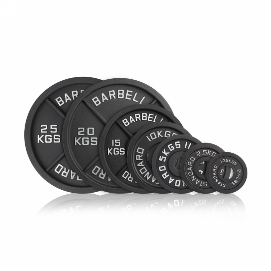 Диск 51 мм. чугунный окрашенный  1,25 кг (2 штуки)   VictoryFit VF-SC510125-2