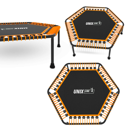 Батут спортивный UNIX Line FITNESS Lite Orange (125 см)