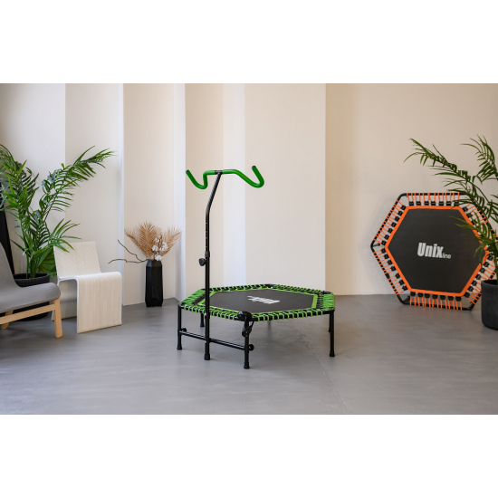 Батут спортивный UNIX Line FITNESS PRO (125 см) Green
