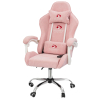 Вибромассажное кресло Calviano ASTI ULTIMATO pink fabric