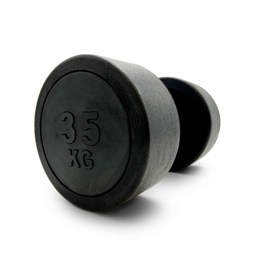 Гантель UNIX Fit PRO круглая обрезиненная 35 кг / шт.