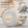 Лошадка-качалка-беговел UNIX Kids бежевый, серый
