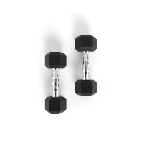 Гантели DFC Гексагональные, 2 шт. по 17.5 кг