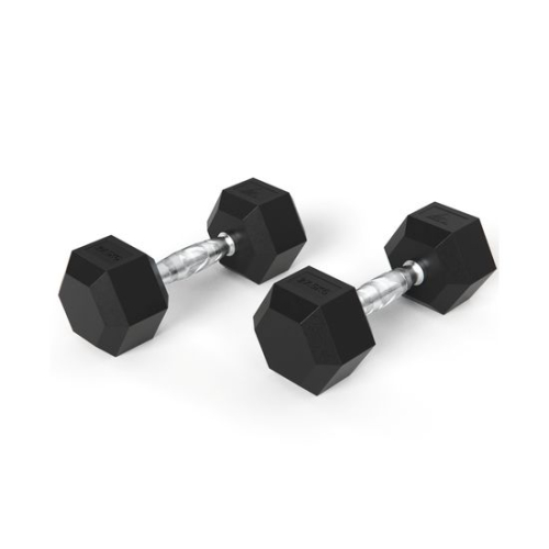 Гантели DFC Гексагональные, 2 шт. по 27.5 кг