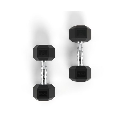 Гантели DFC Гексагональные, 2 шт. по 27.5 кг