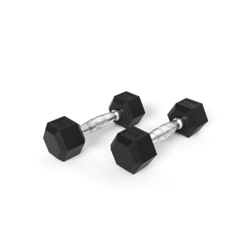 Гантели DFC Гексагональные, 2 шт. по 4 кг