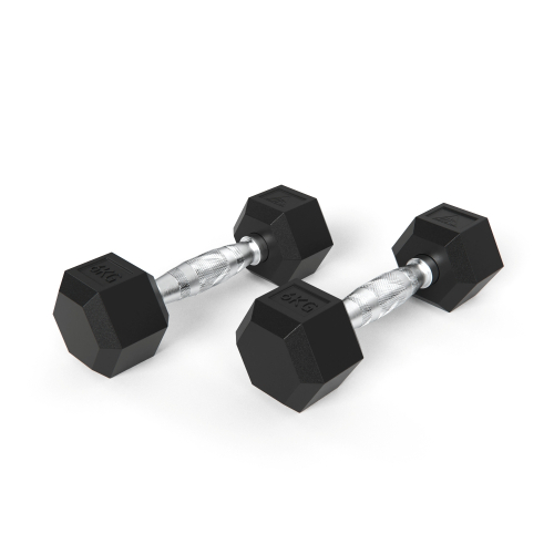 Гантели DFC Гексагональные, 2 шт. по 6 кг