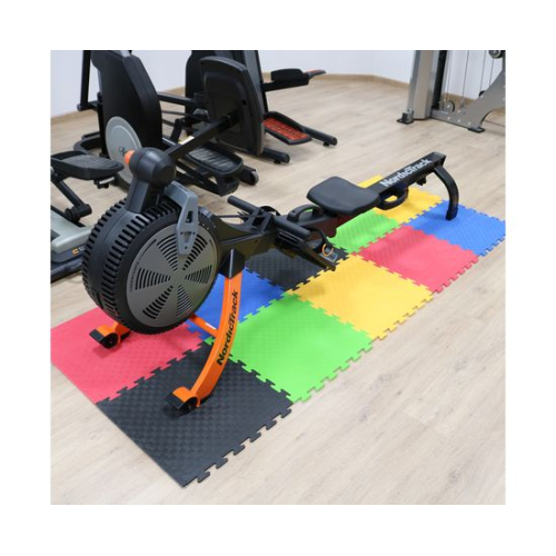 Мат-пазл повышенной плотности, 48 х 48 см, 8 мм, чёрный