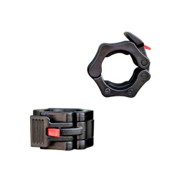 Замок Lock-Jaw с фиксатором для грифа 50 мм чёрн.нейлон. (комплект)