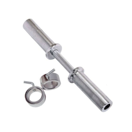 Гриф гантельный (хромированный) 510 мм / диаметр 50 мм