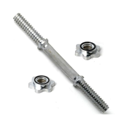 Гриф гантельный (хромированный) 400 мм / диаметр 26 мм