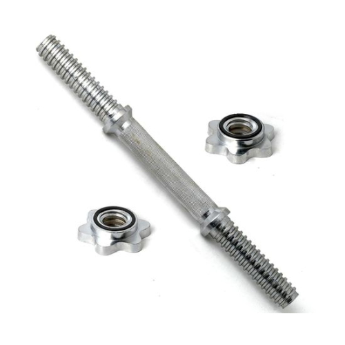 Гриф гантельный (хромированный) 400 мм / диаметр 26 мм