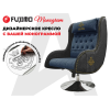 Дизайнерское кресло FUJIMO Monogram Coal Night