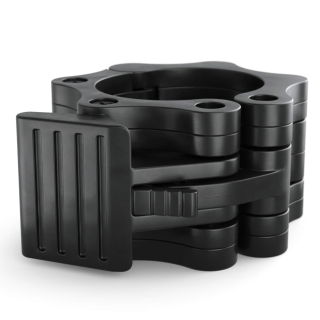 Зажимы на гриф UNIX Fit, 50 мм, черный, 2 шт