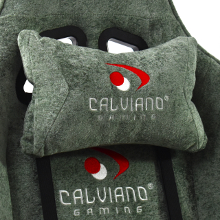 Вибромассажное кресло Calviano Amarone green plush