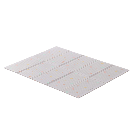 Игровой коврик складной UNIX Kids Simple / Простой 120x150 серый