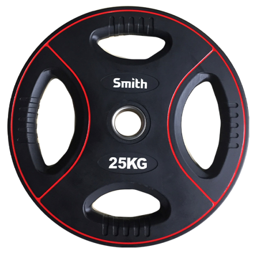 Диск полиуретановый 25кг. Smith Сила PUWP12