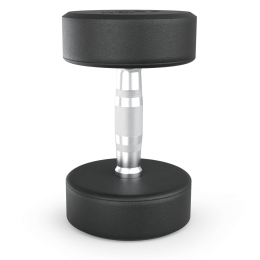 Гантель UNIX Fit PRO круглая обрезиненная 15 кг, 2 шт.