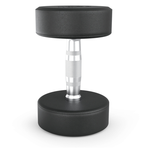 Гантель UNIX Fit PRO круглая обрезиненная 15 кг, 2 шт.