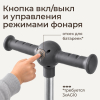 Самокат UNIX Kids Light с подсветкой, серый