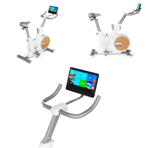 Велотренажер UNIX Fit MV-500T (15,6 TFT') Wood