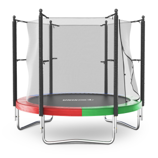 Батут UNIX Line Simple 8 ft (244 см) с внутренней защитной сеткой, цветной