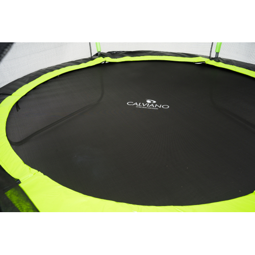 Батут пружинный с защитной сеткой Calviano 252 см - 8ft OUTSIDE master green