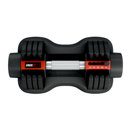 Гантель со ступенчатой регулировкой UNIX Fit 11 кг черная