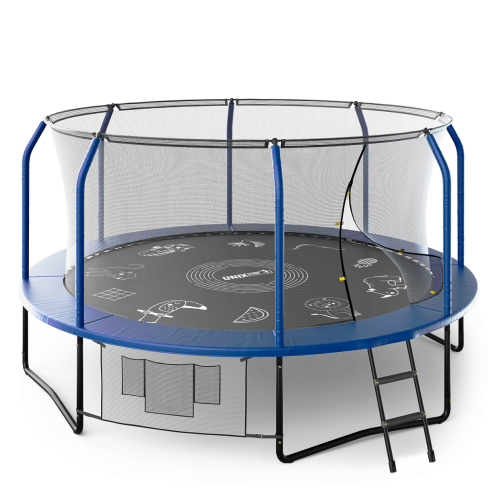 Батут UNIX Line SUPREME GAME 14 ft (Blue)