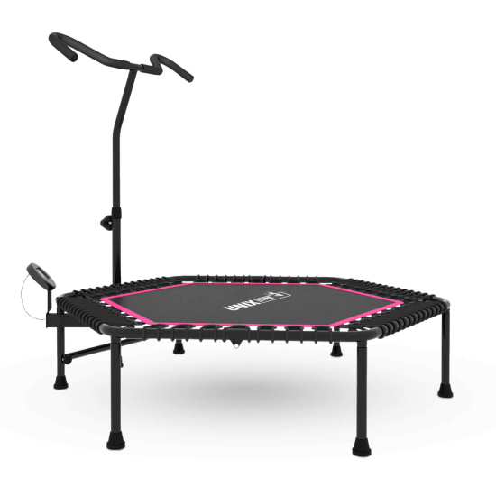 Батут спортивный UNIX Line FITNESS PRO (125 см) Pink