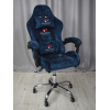 Вибромассажное кресло Calviano Nero blue plush
