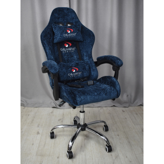 Вибромассажное кресло Calviano Nero blue plush